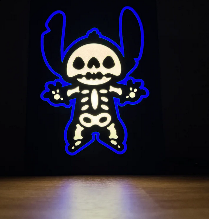 626 Stitch Shocked Logo LED Lightbox