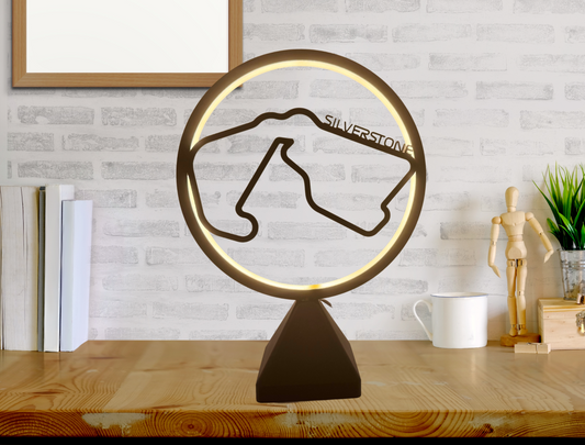 F1 Silverstone & Other Circuits Free Standing Ring Lamp