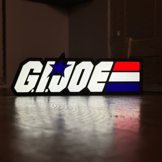 GI Joe Logo LED Lightbox