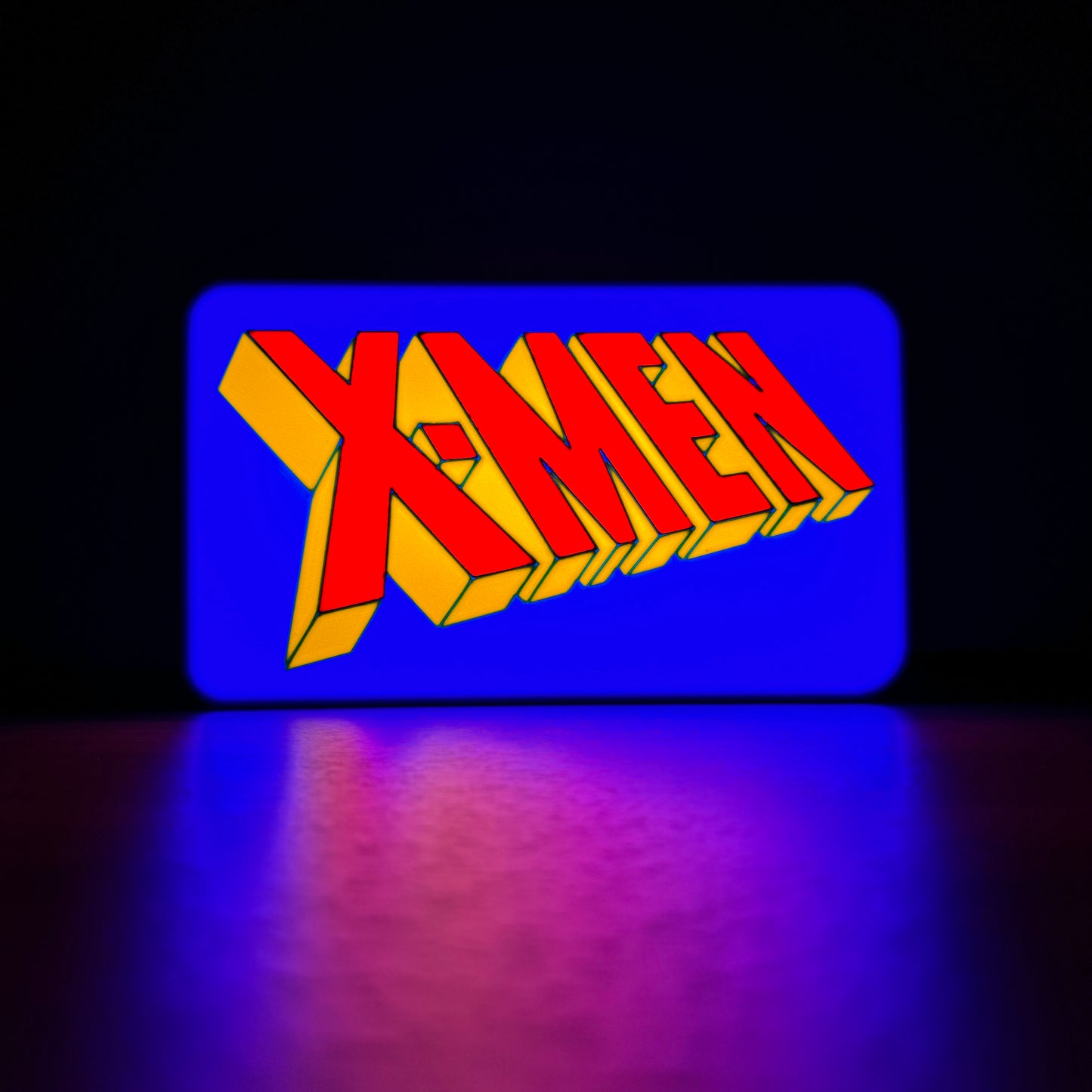 90s X-Men Logo LED Lightbox | Mains Powered